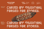Asmatribe Font, a Handwritten Font by Fontcamp Type Foundry (Thumbnail 6 of 12)