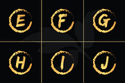 26 A-Z Alphabetic Letter Monograms, a Branding & Logo Template by Walldecorated (Thumbnail 2 of 5)
