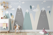 Kids Frames & Wall Mockup Bundle - 5, a Print Template by Yuri-U (Thumbnail 4 of 32)