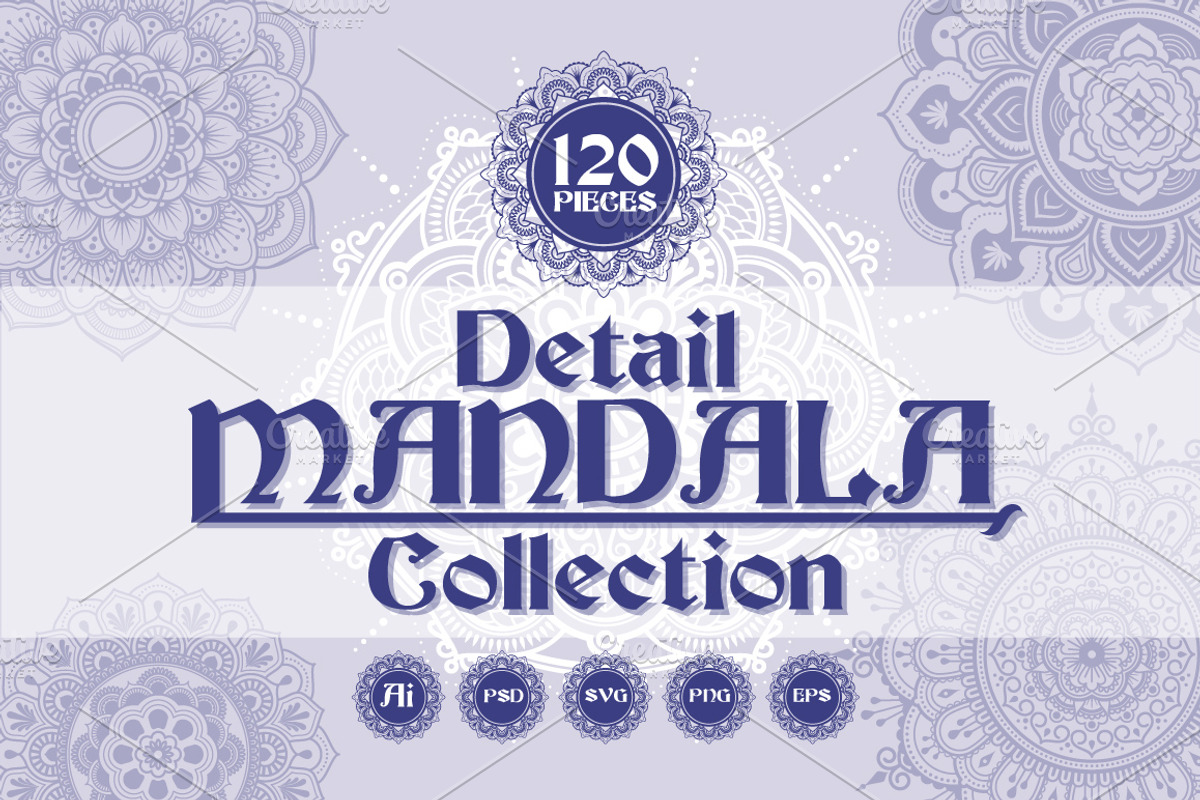 120 Detail Mandala Collection, a Decorative Illustration by Raftel (Photo 1 of 8)