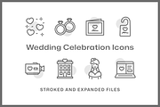 54 Wedding Celebration Icons, a Duotone Icon by Furnace (Thumbnail 5 of 5)