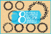 Floral Mandala Vector Pack, an Illustration by BIPLOB EXPERT (Thumbnail 1 of 2)