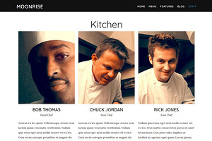 Moonrise Restaurant WordPress Theme