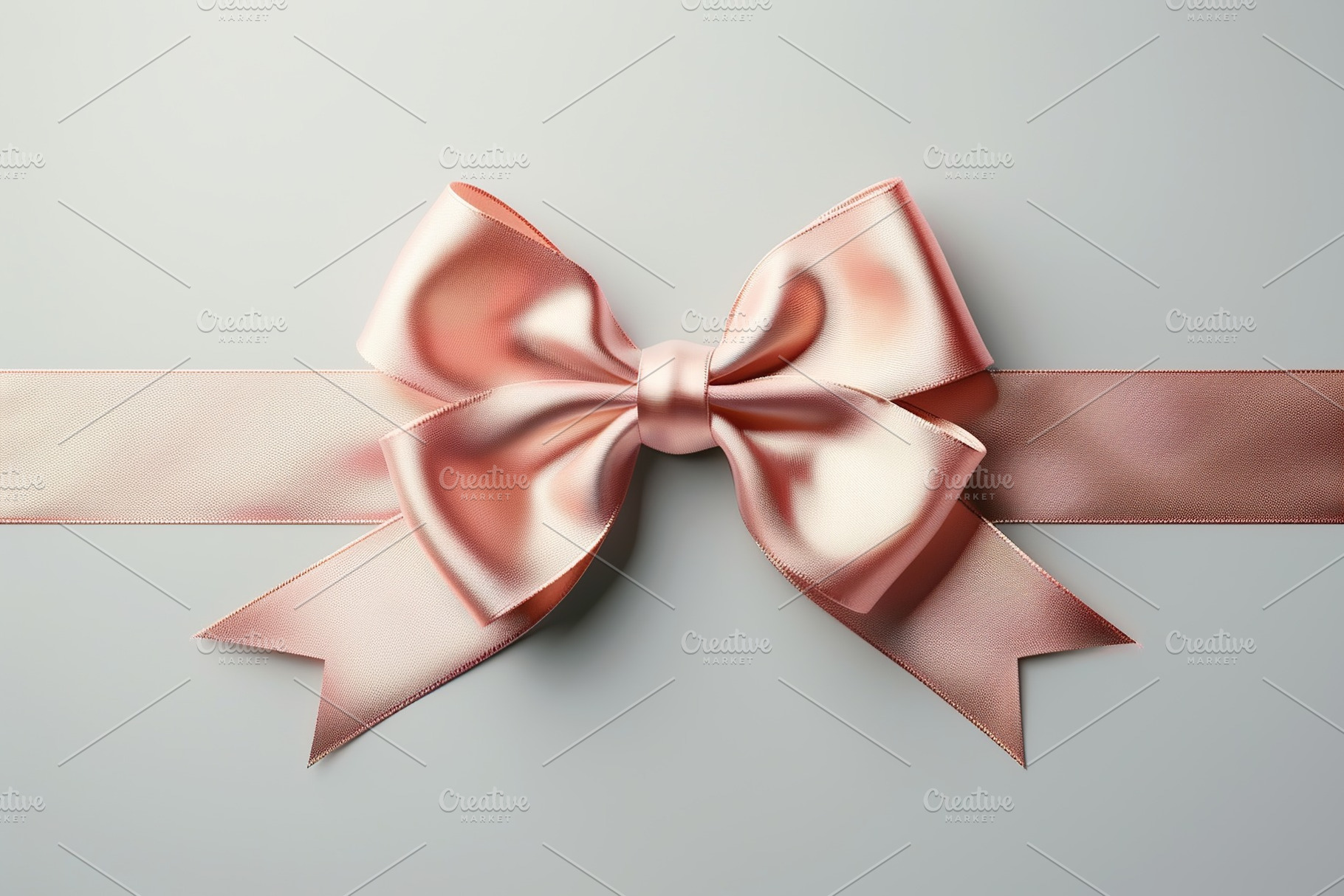 Pink satin ribbon bow on white background, a Beauty & Fashion Photo by AlyaAnd