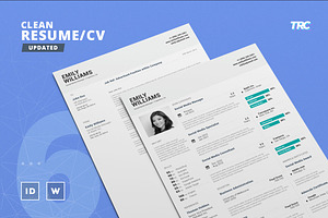 Clean Resume/Cv Template Volume 6