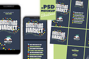 Christmas Social Media Template, a Social Media Template by McLittle Stock (Thumbnail 1 of 4)