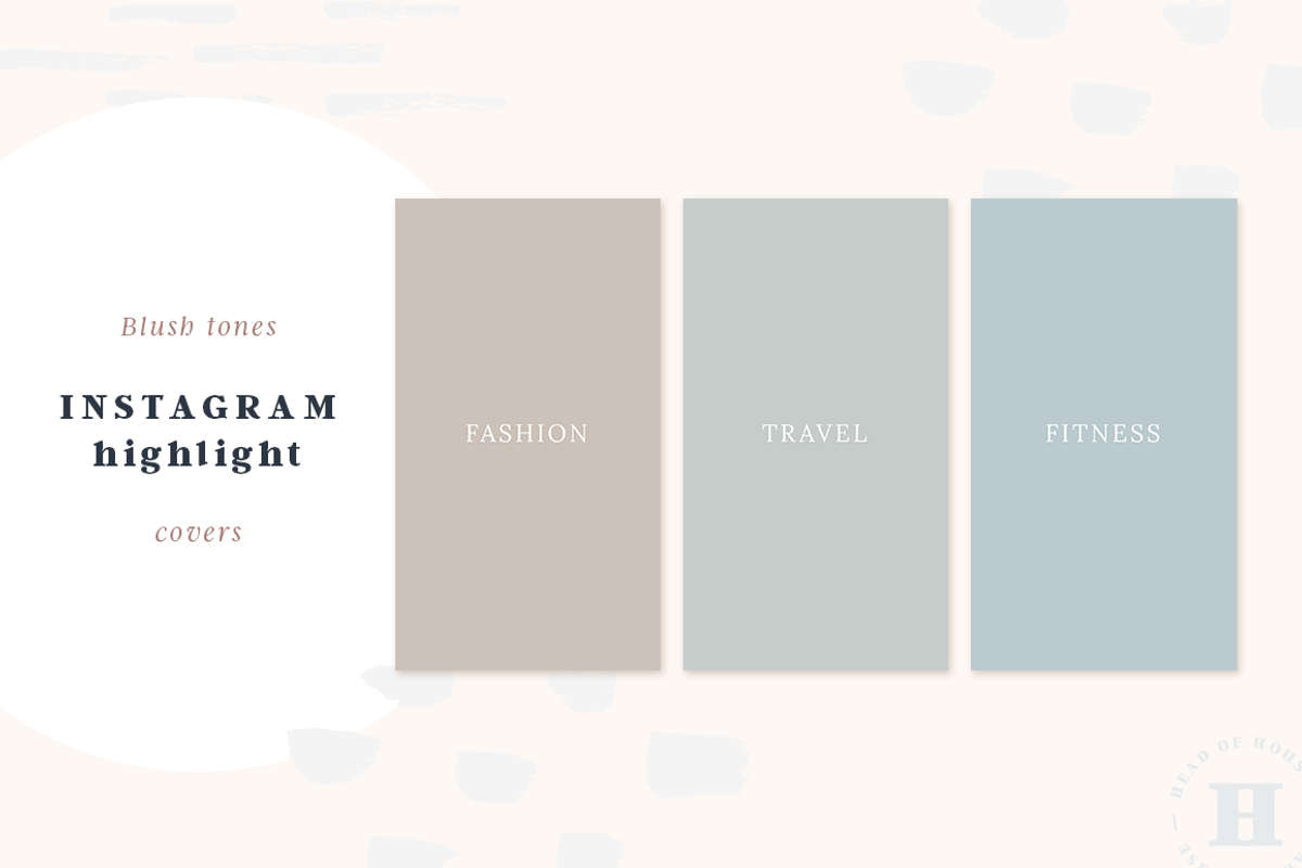 Blush Tones Insta Highlight Covers, a Graphic by Head of House (Photo 1 of 5)