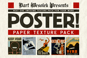 100 Retro Poster Textures