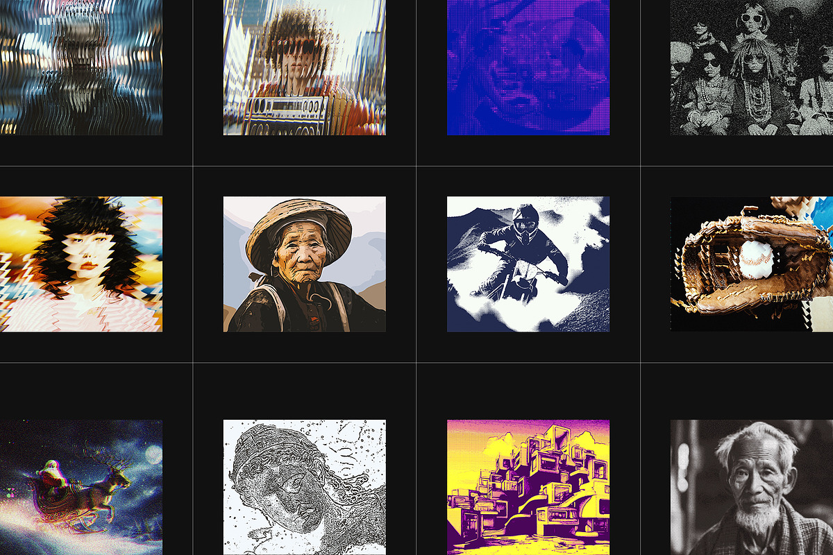 12 Photo Effect Templates, a Layer Style Add-On by iDoodle Studio (Photo 2 of 6)