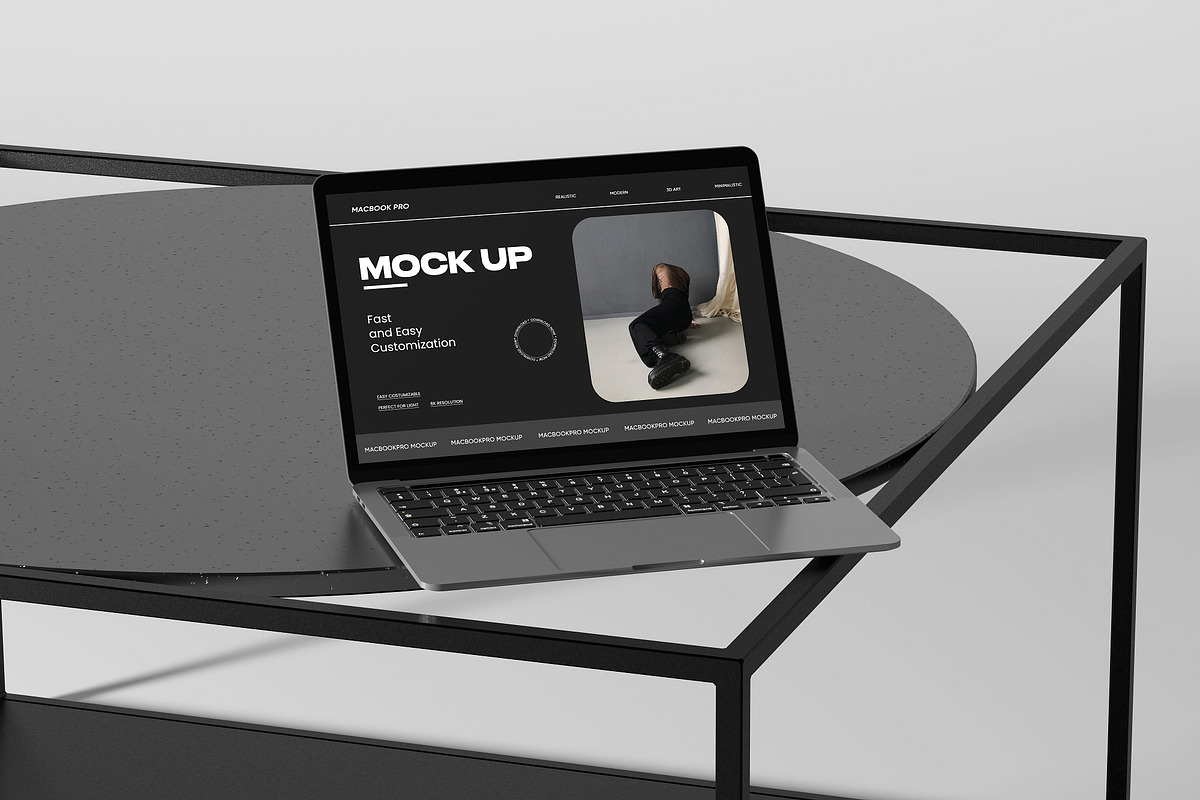 10 PSD Minimalist MacBook Mockup, a Mac Mockup by East Gallery (Photo 9 of 10)