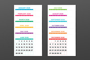 2026 Large No. Color 8.5x11 Calendar, a Stationery Template by Running With Foxes (Thumbnail 2 of 6)
