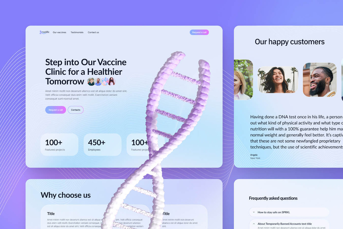 Medific - Medical Website Template, a Landing Page Template by EGO Creative Innovations (Photo 4 of 5)
