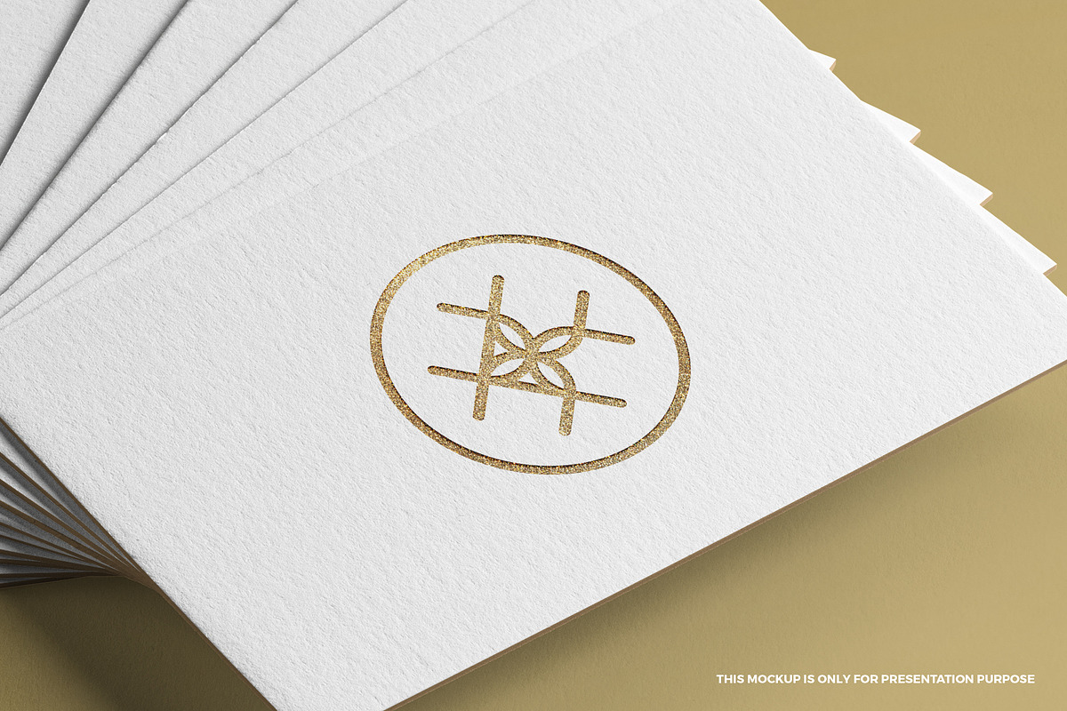 Traditional stitch symbol logo, a Branding & Logo Template by MuzaInspires (Photo 4 of 4)