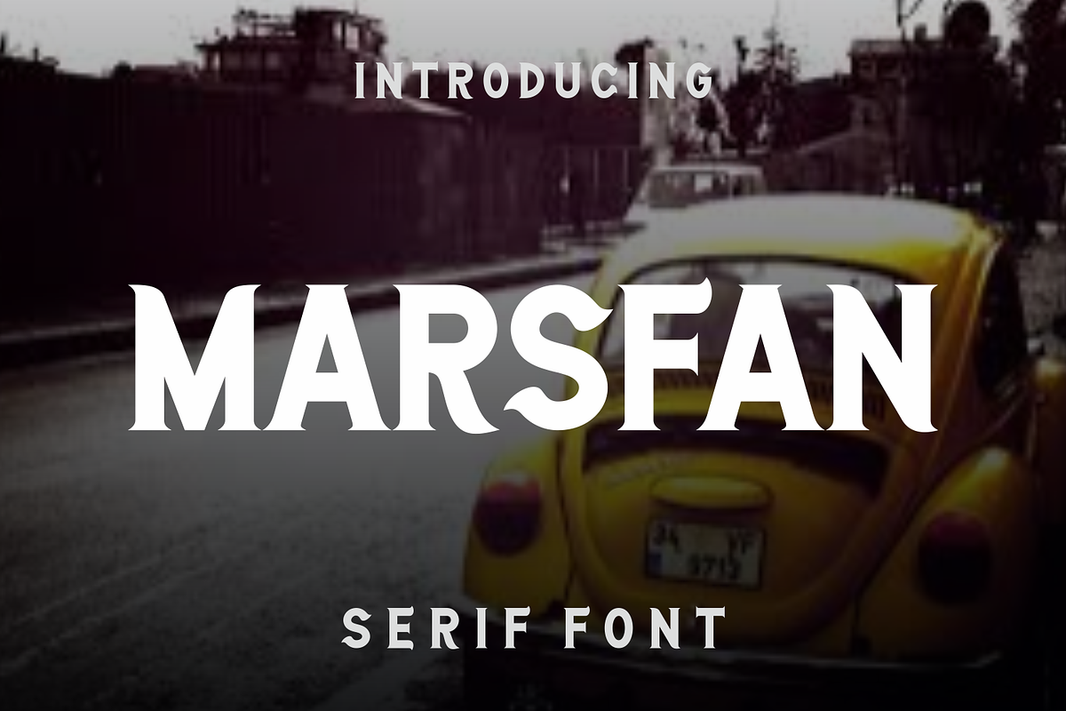 MARSFAN, a Sans Serif Font by lelevien (Photo 1 of 3)