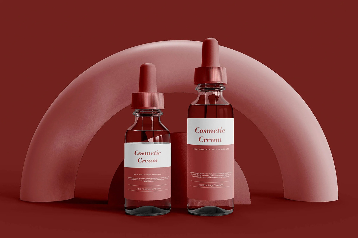 Cosmetic Dropper Mockup, an Advertising Mockup by skybluecreative (Photo 2 of 2)