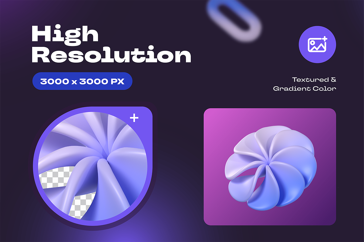 Abstract Gradient 3D, an Object 3D Model by kerismaker (Photo 3 of 8)