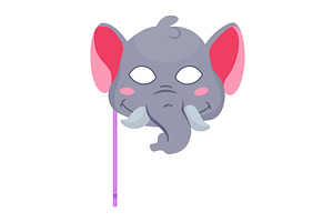 Adorable and Cute Cartoon Elephant, an Animal Illustration by the8monkey