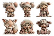 Arctic animals png set, an Illustration by SinaCreation (Thumbnail 3 of 11)