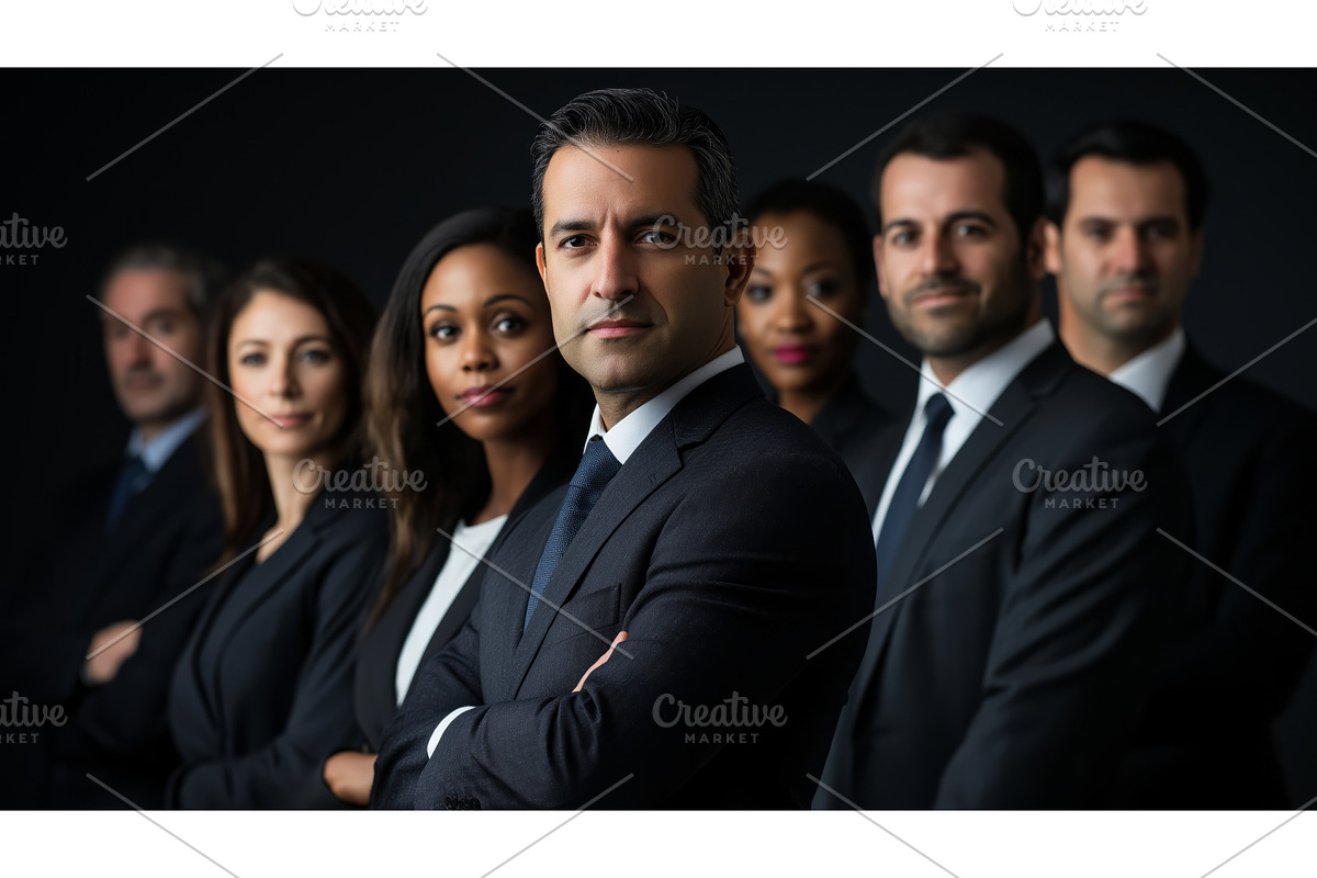 Business Team Portrait in, a Person Illustration by CREATIVEDEF