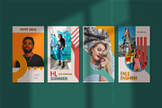 Geomei 90' Instagram Templates, a Social Media Template by Azruca (Thumbnail 3 of 9)