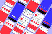 Instagram Template Mockup PSD, a Social Media Template by Dilshod Sobirov (Thumbnail 1 of 9)
