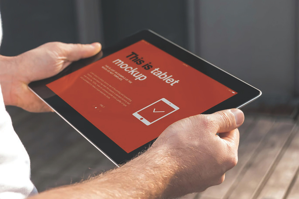 Responsive UI UX Tablet Mockup, an iPad Mockup by DesignRushMarket (Photo 11 of 16)