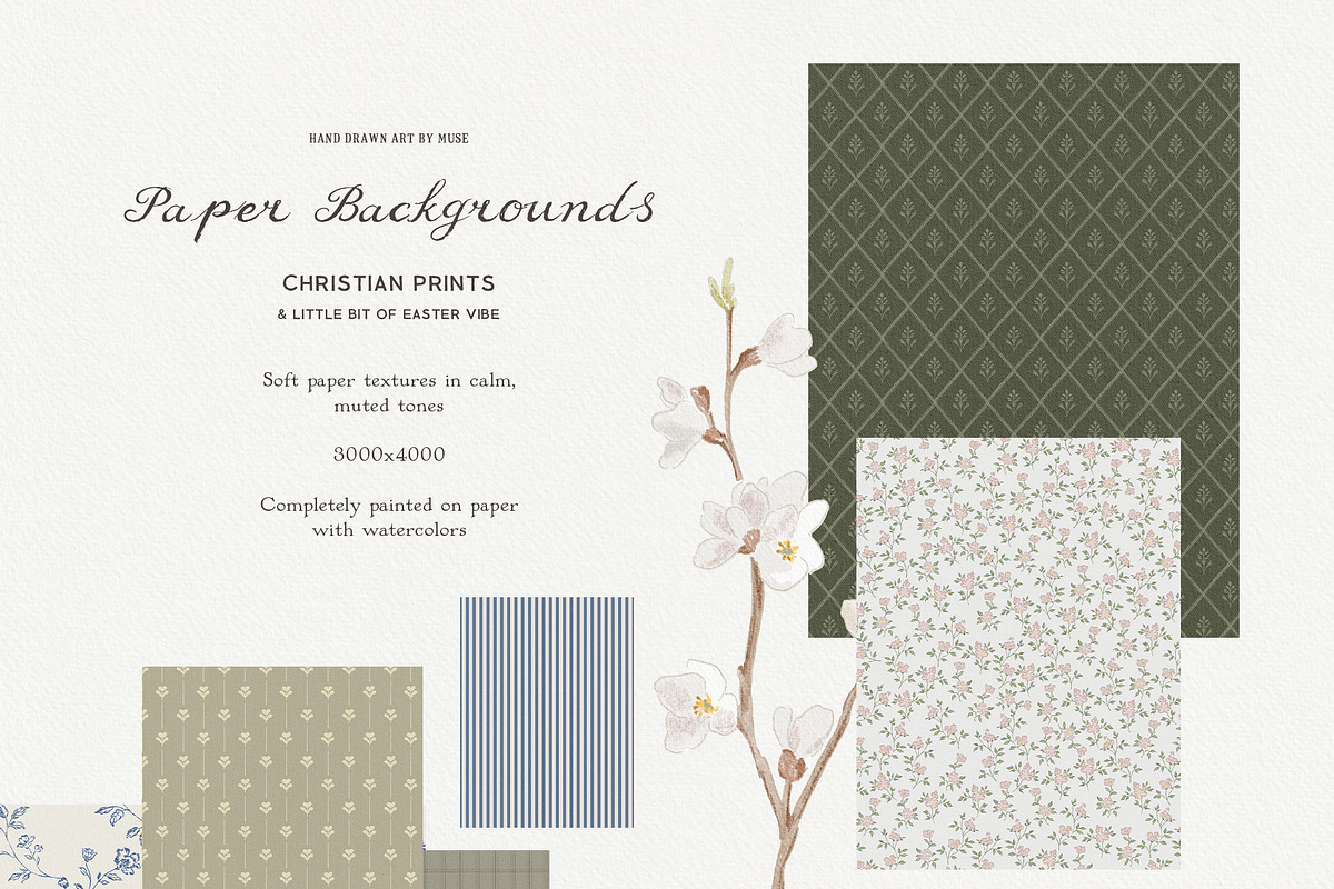 Le Jardin Céleste Christian Prints, a Background Graphic by Muse Artist (Photo 15 of 26)