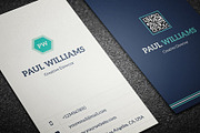 Minimal Corporate Business Card V2, a Business Card Template by PSD Storm (Thumbnail 1 of 5)