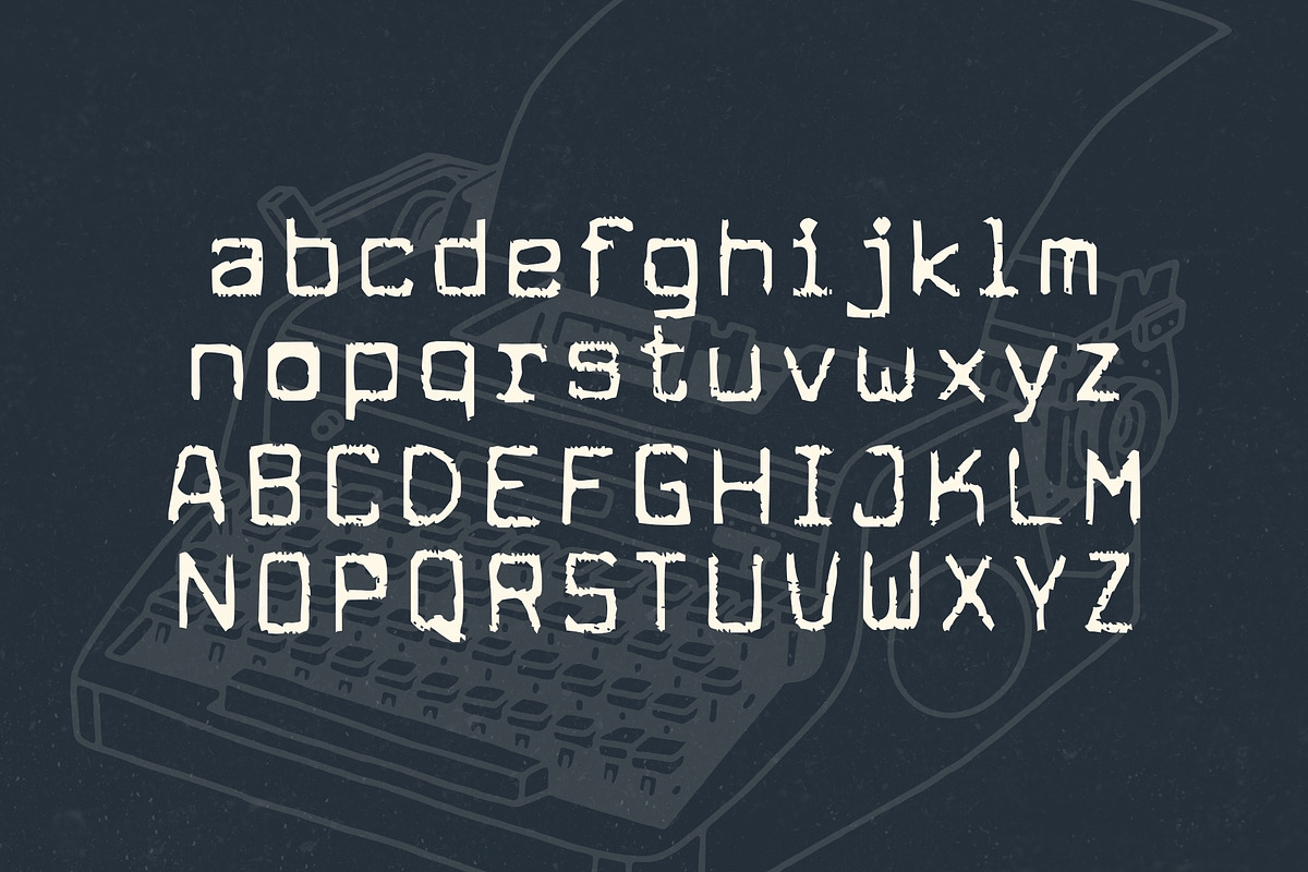 Archive Stamp - Vintage Typewriter, a Sans Serif Font by HipFonts (Photo 3 of 7)