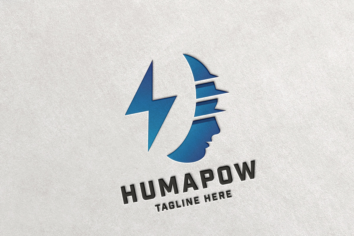 Human Power Mind Logo, a Branding & Logo Template by Design_Planet
