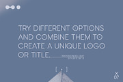 Tirion - The Ultimate Logo Toolkit, a Sans Serif Font by TirionType (Thumbnail 2 of 15)