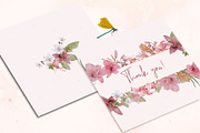 Pink Daylily Graphic Set, an Illustration by Maggie Stilwell Design (Thumbnail 6 of 6)