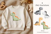 Roar baby roar Patterns & Clipart, an Animal Illustration by GoldmoonUA (Thumbnail 3 of 5)