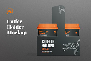 Coffee Holder Mockup