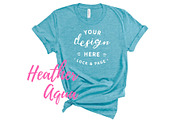 Bella Canvas TShirt Mockups On White, a Shirt Mockup by lock and page (Thumbnail 88 of 92)