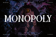 Monopoly - Vintage Serif Font, a Serif Font by JumboDesign (Thumbnail 1 of 7)