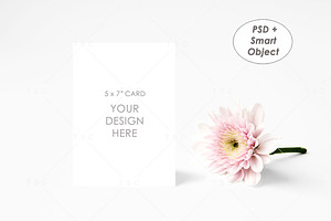 5 X 7 Card Mockup