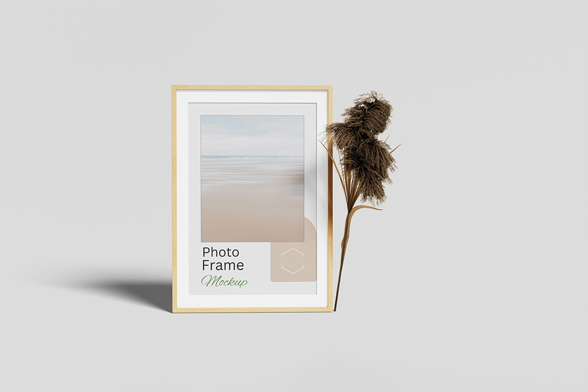 Photo frame Mockup, a Mockup by seulangagraphic (Photo 3 of 5)