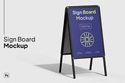 Outdoor Signboard Mockup, an Advertising Mockup by graphicsauce (Thumbnail 2 of 4)
