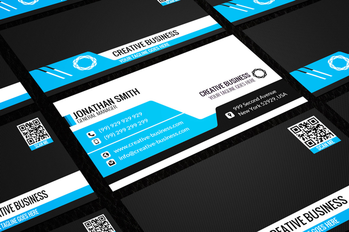 Corporate Business Card CM038, a Business Card Template by annozio (Photo 4 of 4)