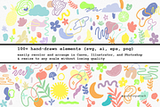Inky doodles vector pattern set, SVG, a Pattern Graphic by Palette Pursuit (Thumbnail 2 of 8)