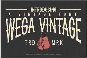 Wega | Vintage Font