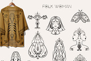 Folk woman collection, a Person Illustration by Alisovna (Thumbnail 3 of 9)