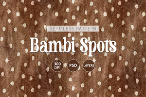 Seamless Bambi Fur Pattern
