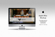 Apple iMac Vector Mockup, a Mac Mockup by Inconcept Media Arsenal (Thumbnail 1 of 2)