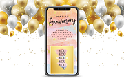 Anniversary Digital Scratch Card, an App Template by SunshineStudioBoutique (Thumbnail 1 of 7)