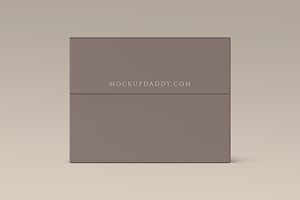 Small Square Premium Box Mockup