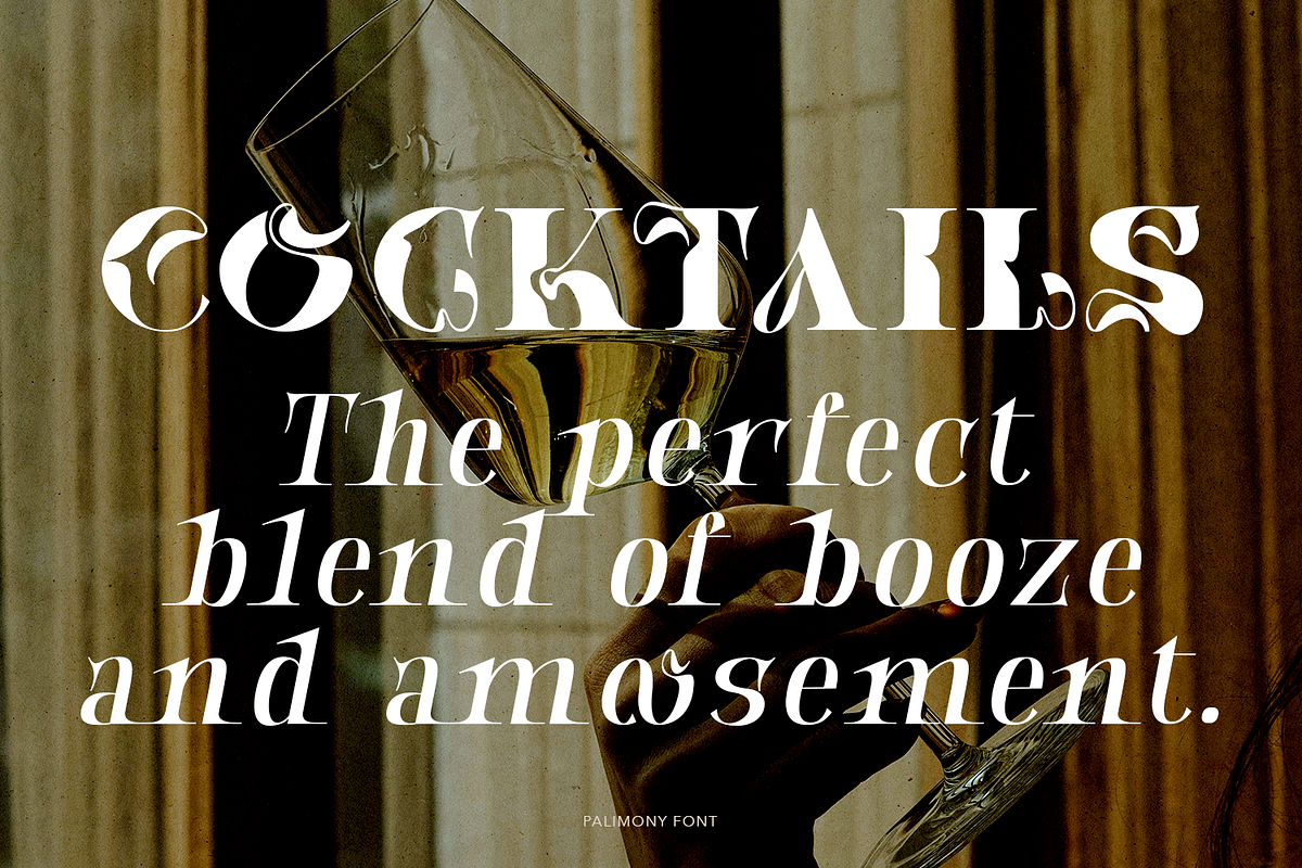 Palimony Luxury Serif, a Font by TypeClassHeroes (Photo 13 of 15)
