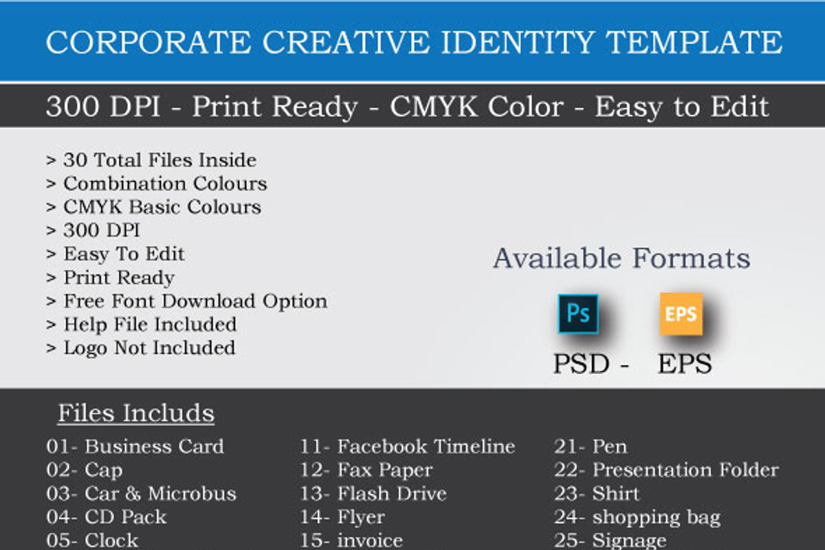 Creative Idea Corporate Identity set, a Stationery Template by shujaktk (Photo 5 of 7)