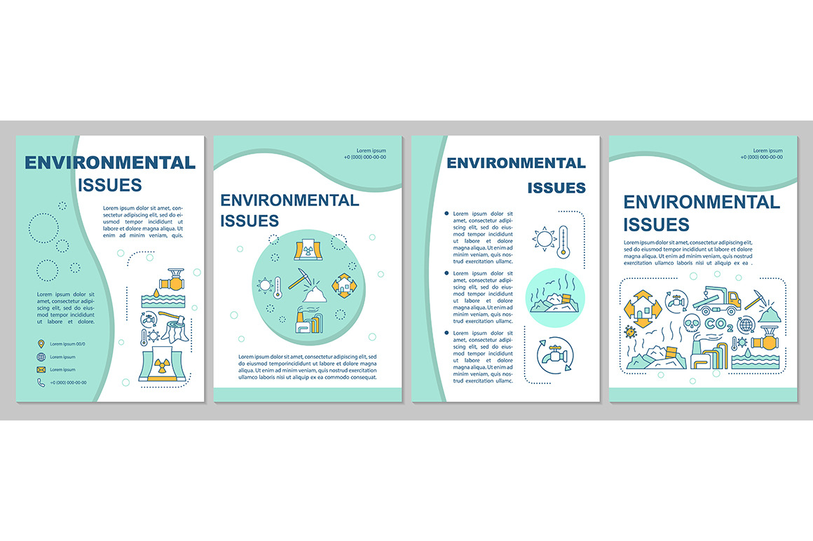 Environmental issues brochure, a Brochure Template by IMG Visuals